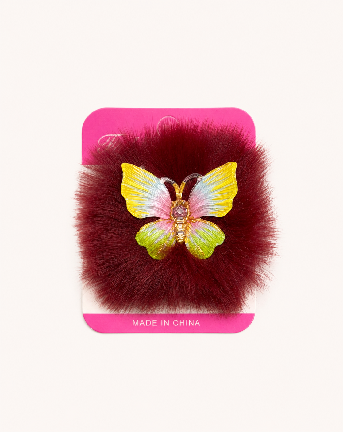 Fluffy Hair Pin