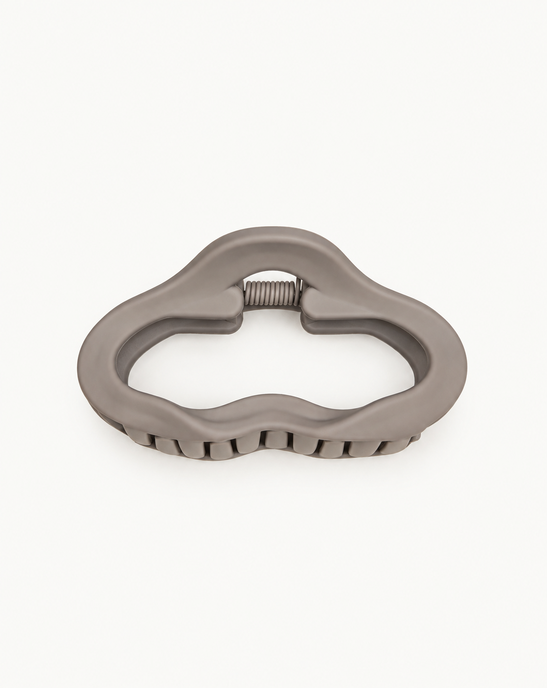 Matte Gray Large Hair Claw Clip